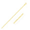 10k Yellow Gold Link Figaro Bracelet 1.9mm
